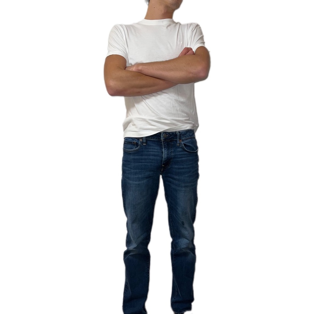 American Eagle Air Flex+ Jeans | Original Straight  | 30 X 34 | Denim
